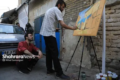 محمد چناری، نقاش خیابان‌های مشهد