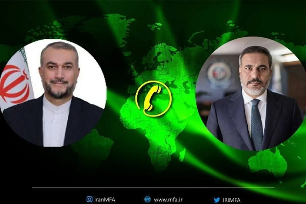 گفت‌وگوی تلفنی وزیران خارجه ایران و ترکیه