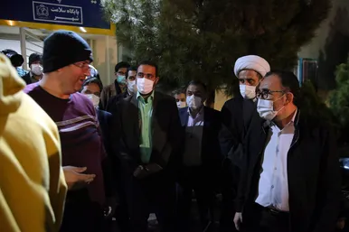 بازدید مسئولان استانی از روند اسکان مسافران نوروزی در مشهد