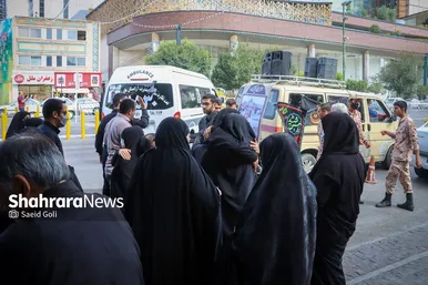 تشییع پیکر جانباز شهید عباس معروفی در مشهد