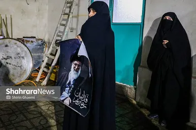 گزارش تصویری | تجمع مردم مشهد در سوگ رهبر انقلاب | شهرک مهرگان