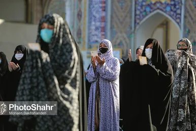 اقامه نماز عید سعید فطر در حرم مطهر امام رضا(ع)