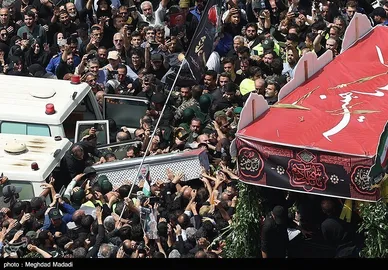 عکس‌هایی از مراسم تشییع پیکر شهید اسماعیل هنیه در تهران- ۲