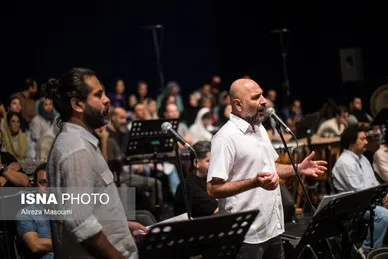عکس‌هایی از تمرین ارکستر سمفونیک تهران