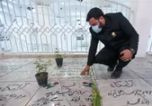 آئین غبار روبی مزار شهدای مدفون در حرم رضوی برگزار می‌شود