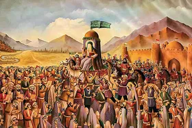محمدرضا حمیدی از هنر نیمه&zwnj;جانی می&zwnj;گوید که روایت&zwnj;گر زندگانی امام هشتم (ع) بوده است