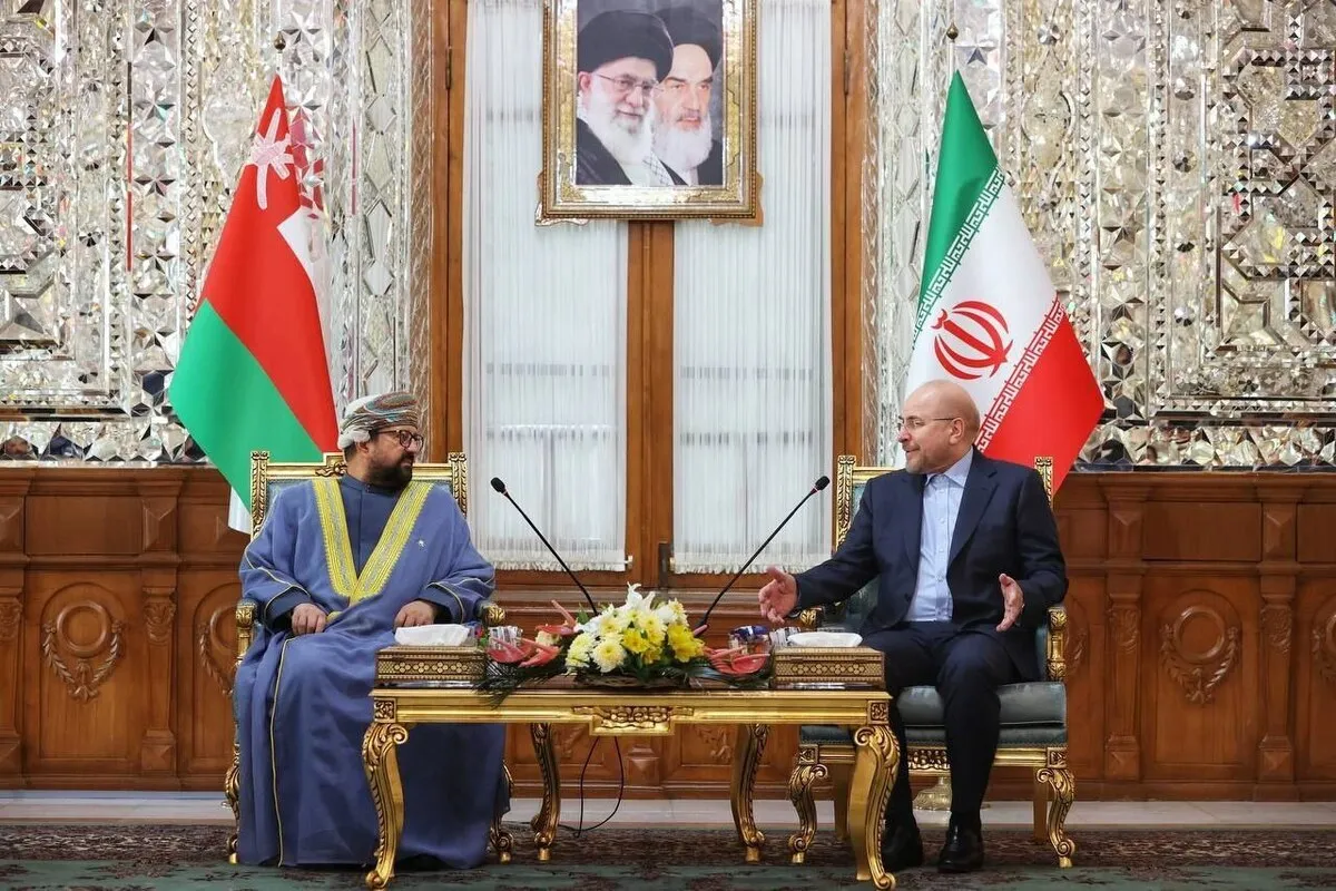 رئیس دیوان عالی سلطنت عمان با قالیباف دیدار کرد (۲۵ آذر ۱۴۰۳)