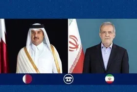 گفت&zwnj;وگوی تلفنی پزشکیان با امیر قطر| تأکید بر تقویت پیوندهای دوجانبه و تلاش برای توقف جنایات در غزه