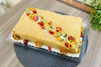 دستور پخت کیک مرغ در خانه + فیلم