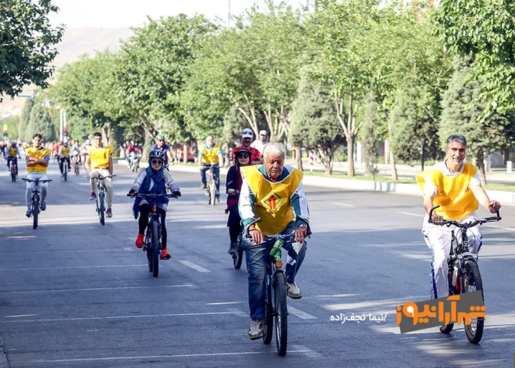 بهشت تا بالا خیابون با دوچرخه