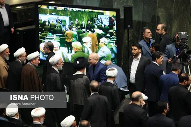 عکس‌هایی از آغاز مجلس دوازدهم توسط هیئت رئیسه سنی