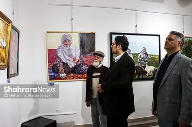 افتتاح نمایشگاه آثار هنر‌های تجسمی «ساران»