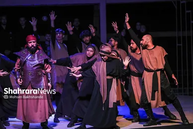 گزارش تصویری | سوگواری آیینی نمایشی «مثنوی سرخ»