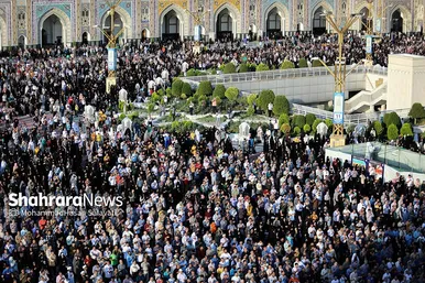 مراسم دعای عرفه در حرم مطهر رضوی