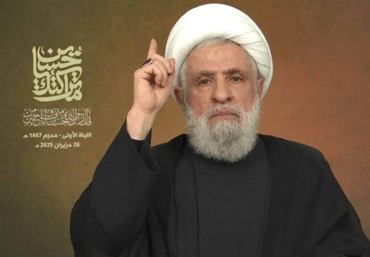 شیخ نعیم: سلاح مقاومت برای دفاع از موجودیت لبنان است | میدان نبرد گواه است که ما برای یک «حماسه کربلایی» آماده‌ایم