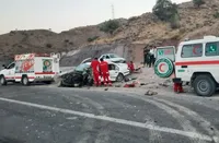 ۱۲ مصدوم در سانحه رانندگی در جاده چالوس