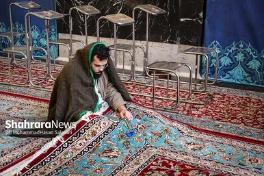 آیین معنوی اعتکاف در حرم امام رضا (ع)