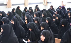 گردهمایی طلاب مکتب نرجس و دانش&zwnj;آموزان مدارس مشکات در حرم امام&zwnj;رضا(ع)