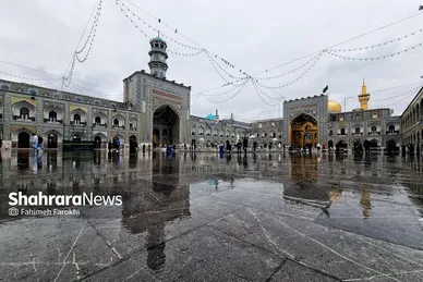 گزارش تصویری | حال و هوای بارانی حرم امام رضا (ع) (۱۹ اسفند ۱۴۰۳)
