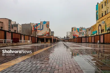 بارش باران در مشهد