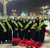 استقرار کادر پرستاری و بیهوشی بیمارستان قائم (عج) در حرم مطهر رضوی