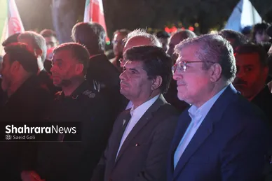 گزارش تصویری | آیین رونمایی از یادمان شهدای گمنام بوستان ملت