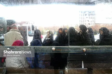 گزارش تصویری | بارش نخستین برف پاییزی در مشهد 2