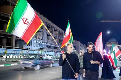 گزارش تصویری | یکصدوشصت ویکمین شب حضور مردم مشهد در خیابان