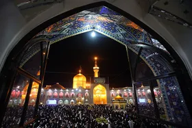 مراسم سالروز شهادت امام صادق (ع) در حرم رضوی