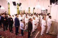 تقدیم مدال ساحلی بازان به ساحت مقدس امام رضا(ع)