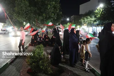 گزارش تصویری | صدوسی‌ونهمین شب حضور مردم در خیابان‌های مشهد