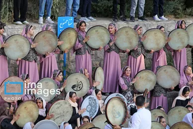 گزارش تصویری | همایش «دف نوازان» بجنورد