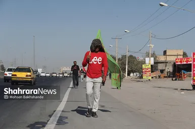زائران پیاده حرم امام رضا (ع)