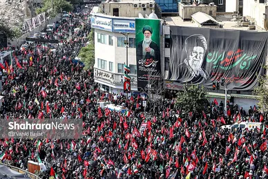 گزارش تصویری | تشییع پیکر امام شهید در تهران (۱۵ تیر ۱۴۰۵) - ۱