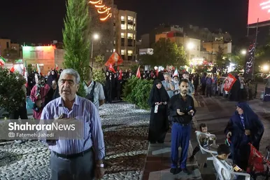 گزارش تصویری | یکصدوپنجاه‌ویکمین شب حضور مردم مشهد در خیابان