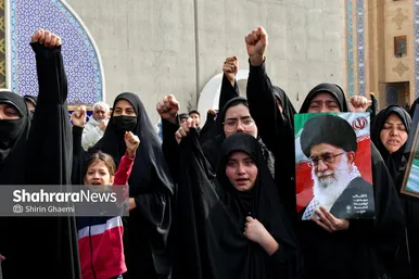 گزارش تصویری | عزاداری شهادت رهبر معظم انقلاب اسلامی در میدان شهدا مشهد