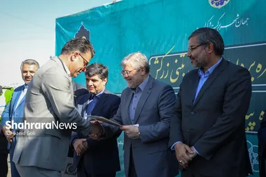 گزارش تصویری | آیین بهره‌برداری از پل بتنی زرکش و فاز اول کندرو بزرگراه پیامبراعظم(ص) مشهد