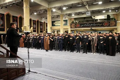 اولین شب مراسم عزاداری حضرت اباعبدالله‌الحسین(ع) در حسینیه امام‌خمینی(ره)