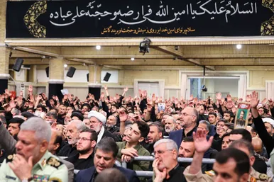 گزارش تصویری | سخنرانی رهبر معظم انقلاب در مراسم عزاداری شهادت امام رضا(ع)