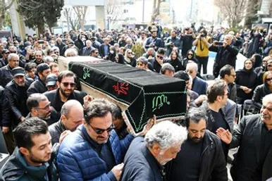 مراسم تشییع پیکر زنده‌یاد شهرام عبدلی در تهران