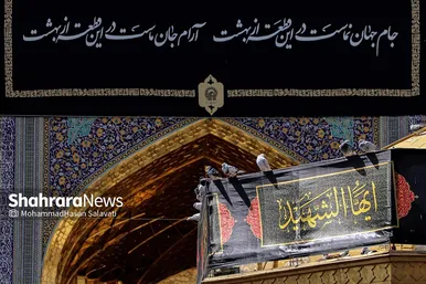 عزاداری روز شهادت امام رضا (ع) در حرم مطهر رضوی