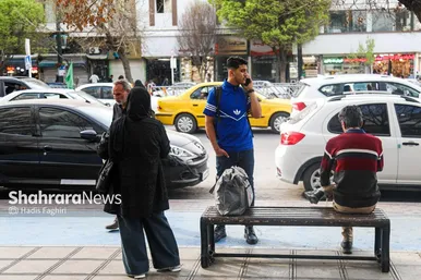 گزارش تصویری | زائران نوروزی در خیابان امام‌رضا(ع) مشهد