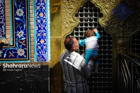 گزارش تصویری | مهمانان کوچک حرم رضوی