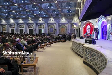 گزارش تصویری | بزرگداشت سپهبد شهید محمد پاکپور در حرم مطهر رضوی