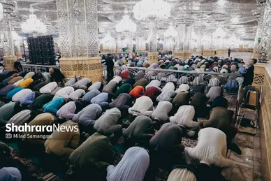 گزارش تصویری | اقامه نماز عید قربان در حرم رضوی (۱۶ خرداد ۱۴۰۴)