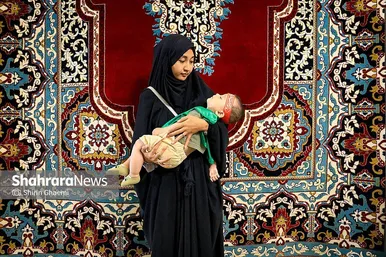 گزارش تصویری | مراسم شیرخوارگان حسینی در حرم مطهر رضوی برگزار شد