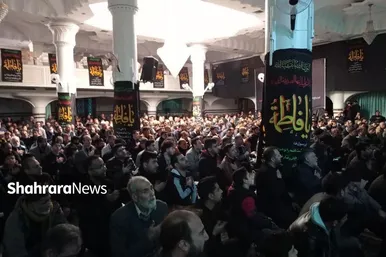 اجتماع هیئت‌های مذهبی مهاجران افغانستانی مقیم مشهد در روز شهادت حضرت زهرا(س)