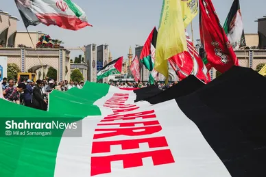 گزارش تصویری | راهپیمایی ضد صهیونیستی مردم مشهد