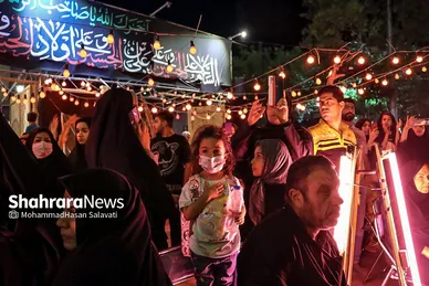 آئین سنتی مشعل گردانی نجفی‌ها در شب تاسوعا