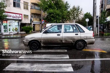 گزارش تصویری | بارش باران بهاری در مشهد (۲۶ فروردین ماه ۱۴۰۴)